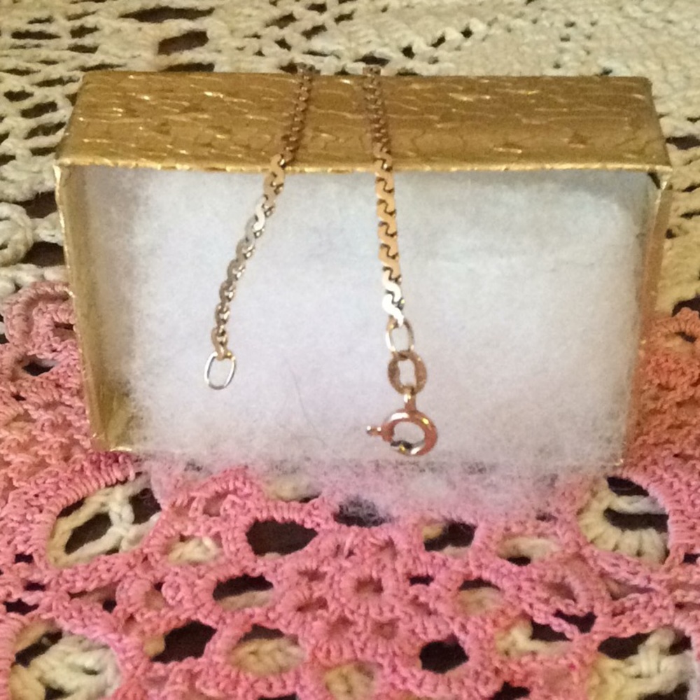 14K YG bracelet, 8”